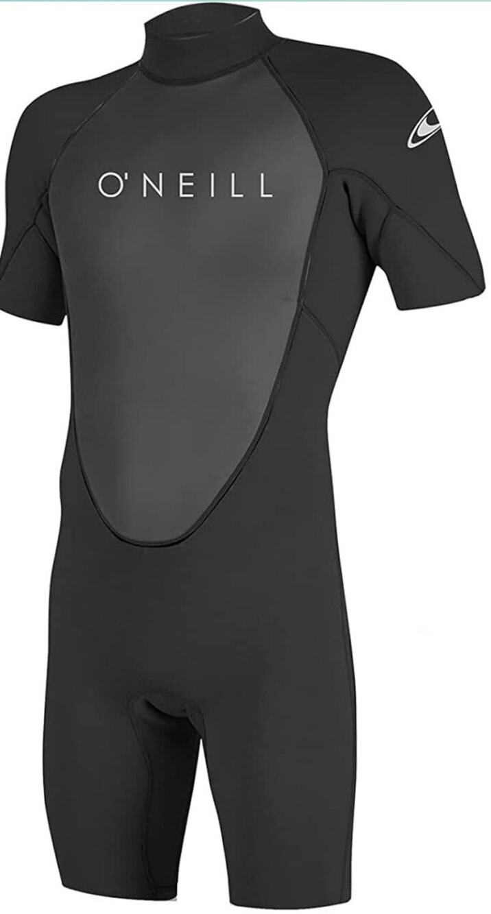 O'Neill Men's Reactor-2 2mm Back Zip Short Sleeve Spring Wetsuit Large Short